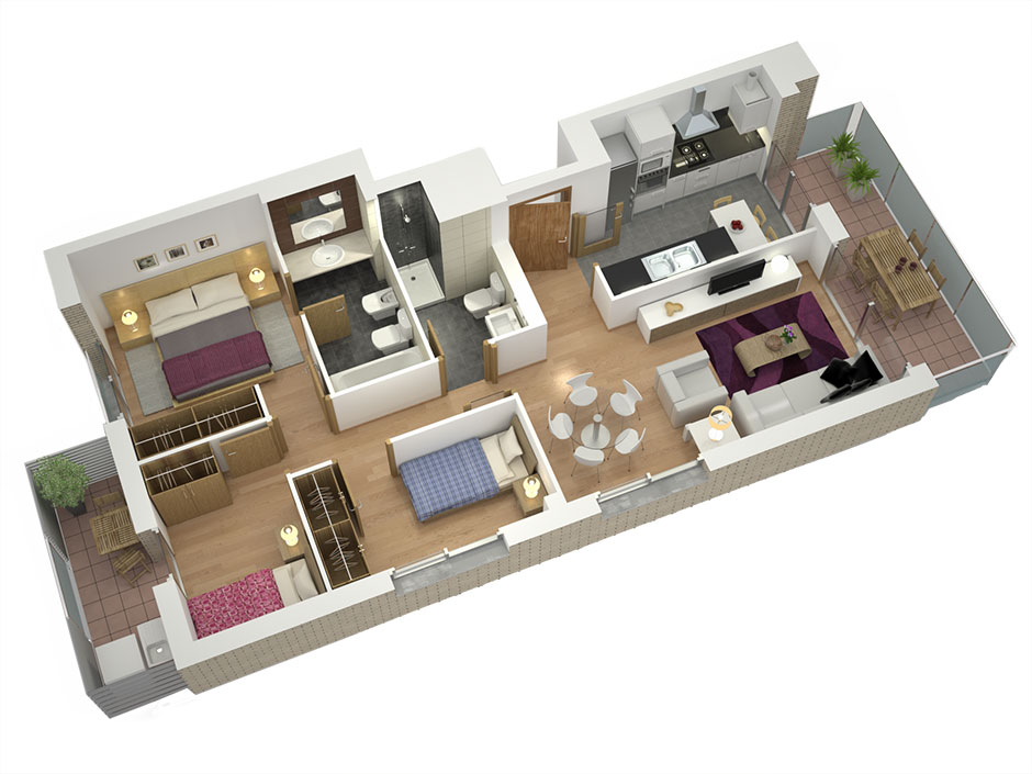 estudibasic planos de casas en 3d