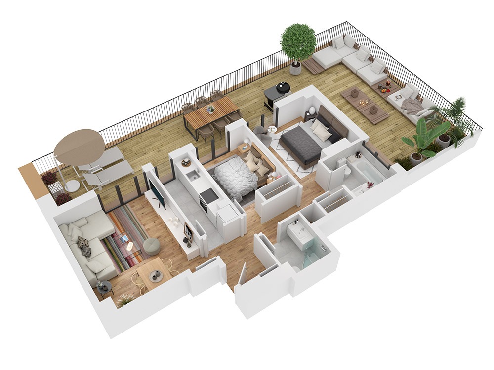 Planos De Casas Modernas 3d 