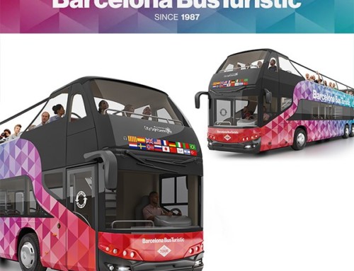 Modelado en 3D del Barcelona Bus Turístico