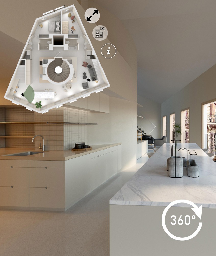 Servicio de tour virtual 360 grados 3d - estudibasic